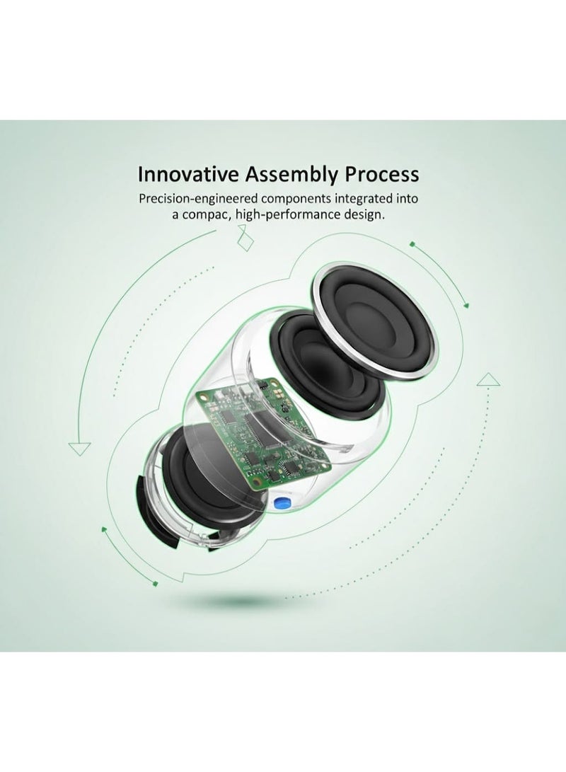 ZEDHEX MINI PORTABLE BLUETOOTH SPEAKER S100 IP 67 Midnight Black - Image 4